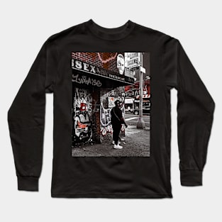 Street Graffiti Art Manhattan NYC Long Sleeve T-Shirt